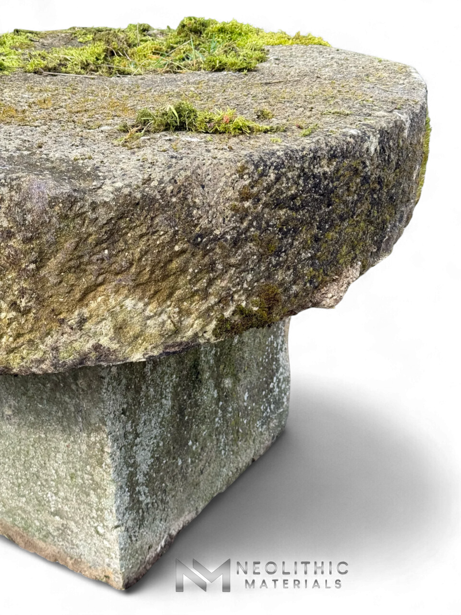 French Antique Limestone Table - Image 3